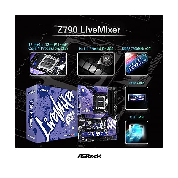 Asrock MB Intel 1700 Z790 LIVEMIXER - Image 3
