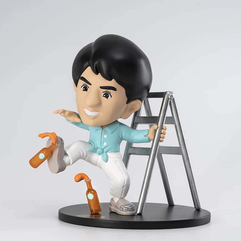 Jackie Chan Model Toys Accessories Collection with Subject & Identity Card of Dragon Kungfu Jackie Model (Fighting)