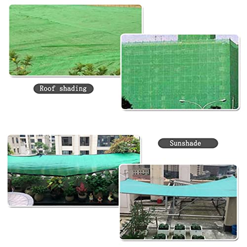 Malla de sombreado verde con protección UV para pérgolas y patios 6