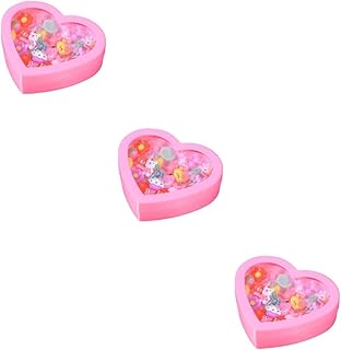 Totority 72 Pçs Anéis Para Meninas Anéis Para Crianças Meninas Anéis Crianças Anéis Coloridos Anéis Desenhos Animados Crianças Conjunto Caixa Criança