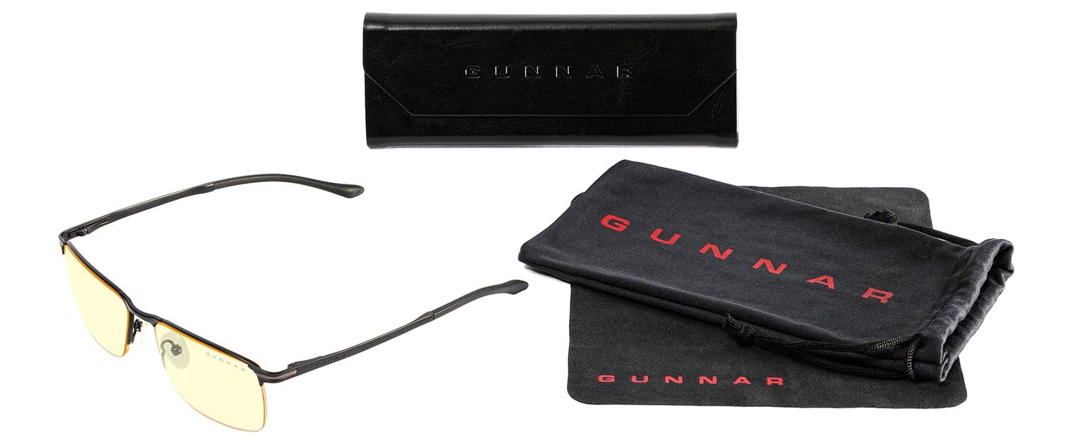 Gunnar | Marin | Computer-/Gaming-Brille - Marin Titanium - Blaulichtfilter - Patentierte Technologie