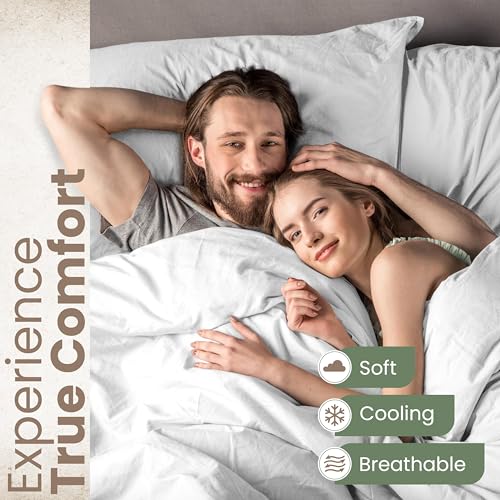 Image of EcoPure King Size Sheet Set, White
