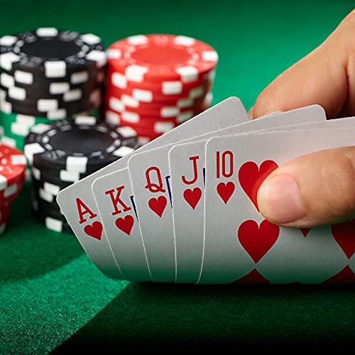 image for PLAYWUS Casino Poker Chip Set, 300 PCS Poker Chips with Aluminum Case,