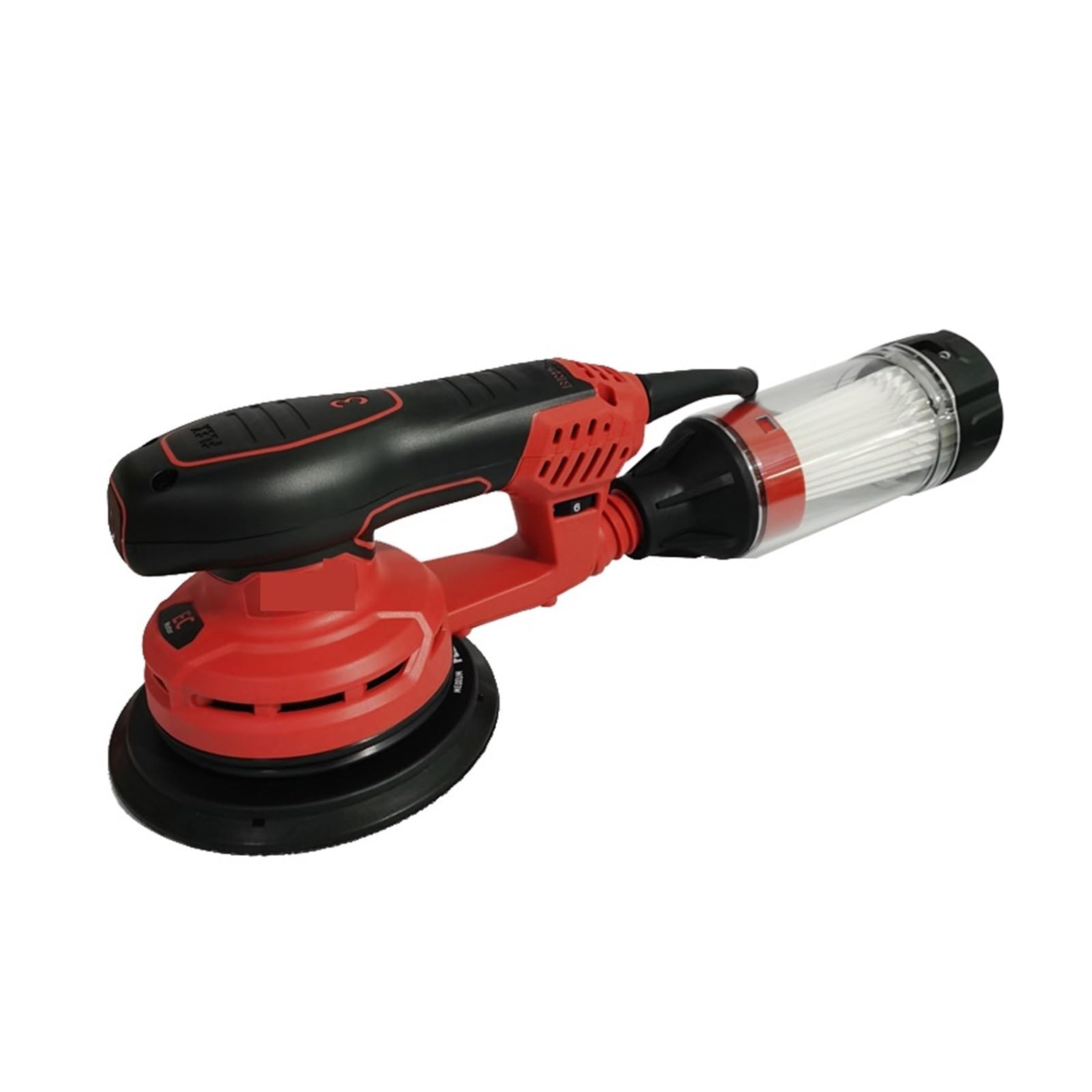 Wall Sander, 6 Inch Grinding Machine Orbital Electrical Multifunction Vacuum Head Putty for Car Polisher Wood Corners Sander(Eccentric 3mm)