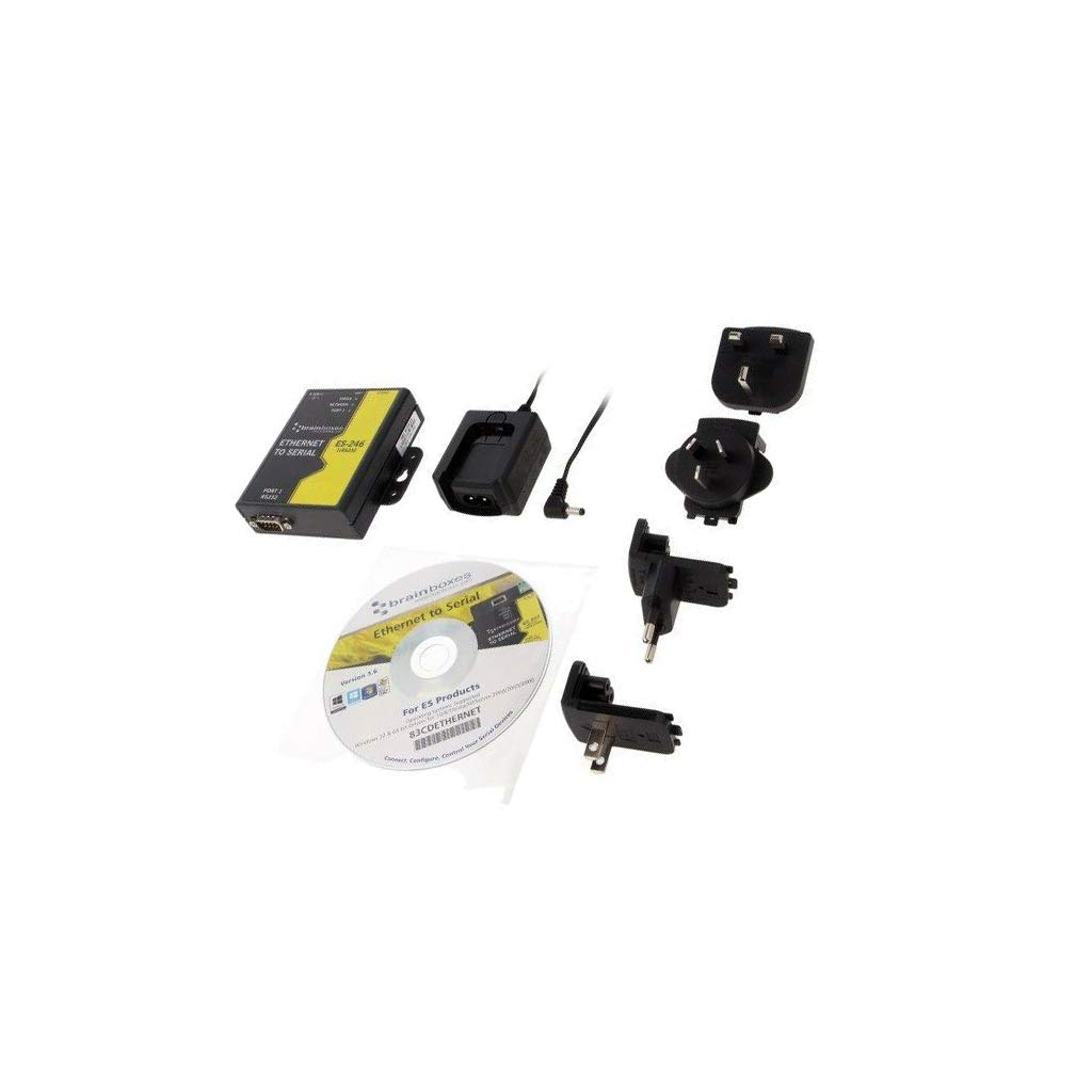 ES-246 Modulo industriale: server per porte seriali 5-30VDC 0-55°C BRAINBOXES