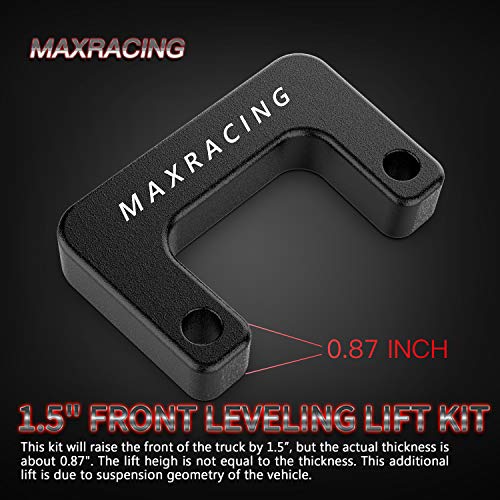 Image of MAXRACING 1.5 inch Leveling Lift Kit Compatible with 2007-2026 Sierra Yukon XL1500 Avalanche Silverado Suburban 1500 Tahoe
