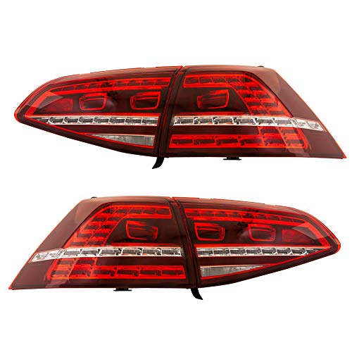 Feux Arrière LED Look-GTi Golf VII 2012-2017 Rénovez le Look de Votre Berline