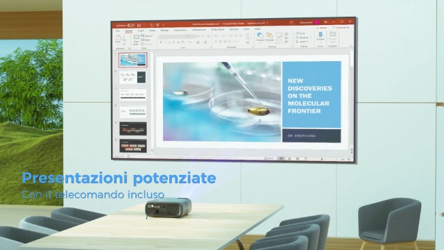 Proiettore NexiGo PJ40 WiFi E Bluetooth | Nativo 1080P, 4K Supportato | 700 ANSI Lumen - Foto 12