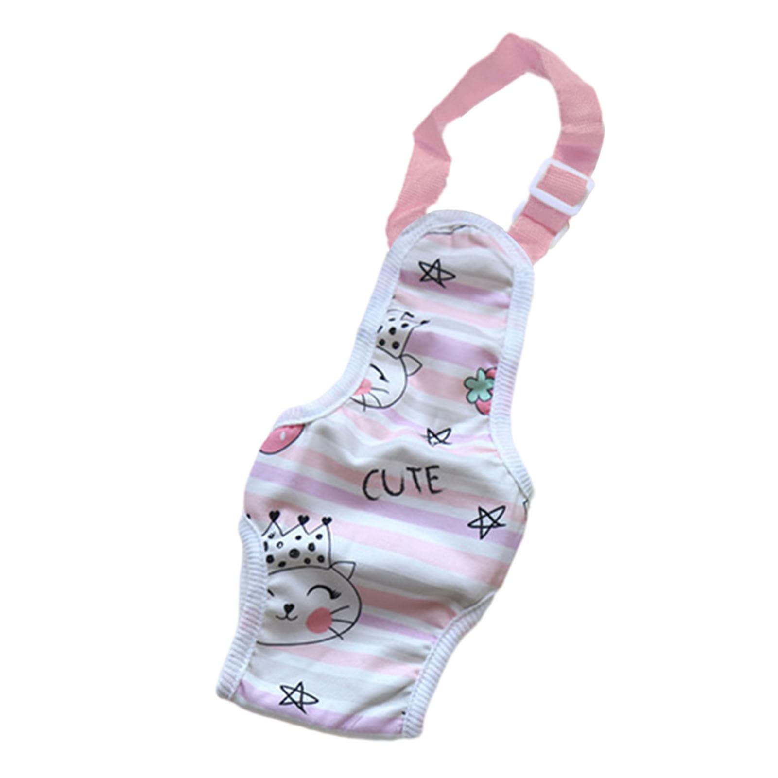 Breathable Dog Menstrual Pants Pet Menstrual Pants Cartoon Print Belly Style Soft Breathable Dog Diapers Pet Supplies Pet
