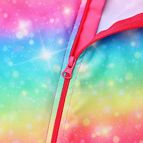 Image of HUAANIUE Toddler Girl Swimsuit Long Sleeve UPF50+ Sun Protection