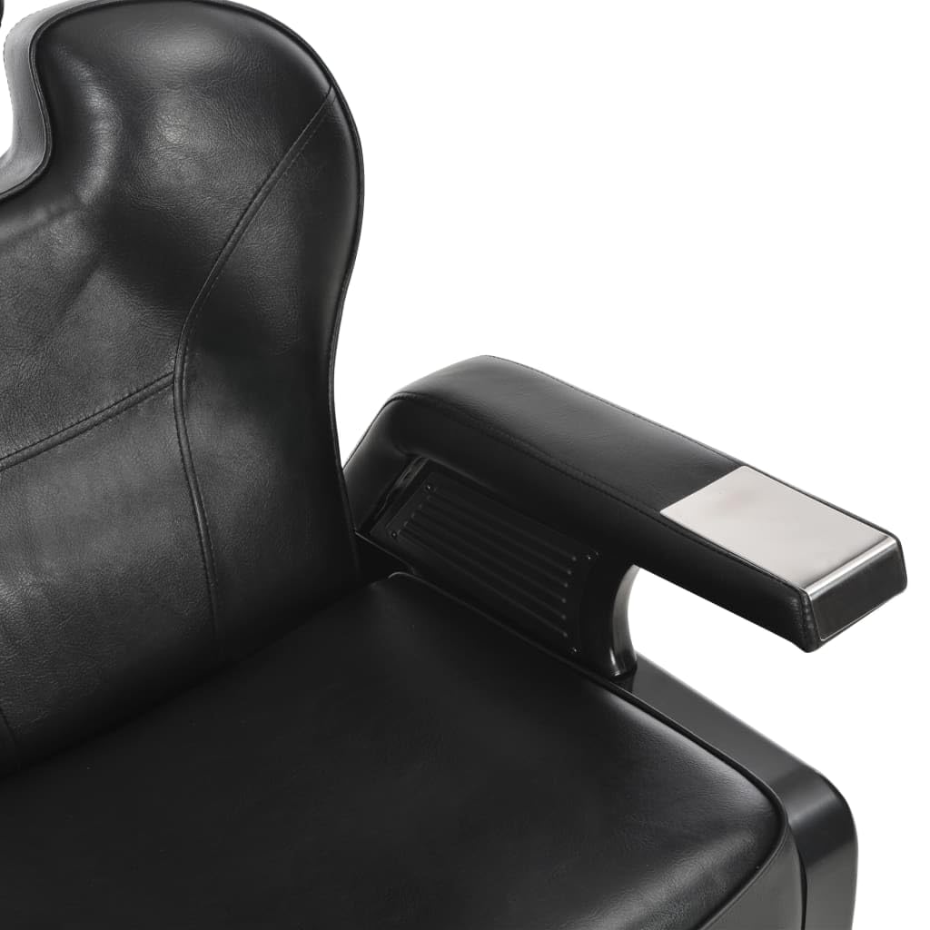 vidaXL Silla Peluquería Giratoria Cuero PE Sillón Barbería Cortar Pelo Barba