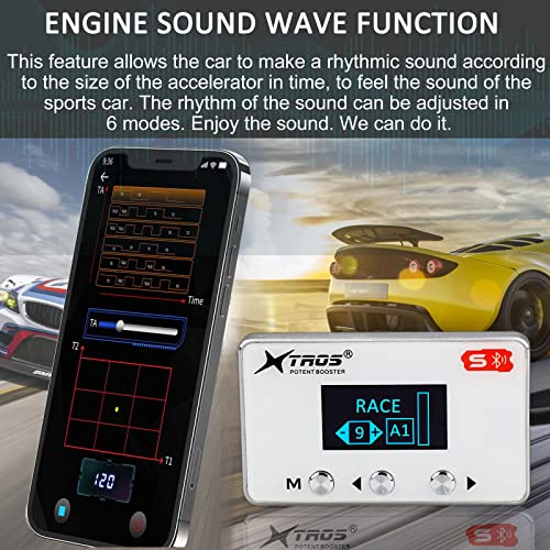 GWNOWZZET Pedal Throttle Response Controller WAK-830 Upgrade Sport Racing Accelerator Potent Booster for Lexus Toyota Isuzu (T2-830)