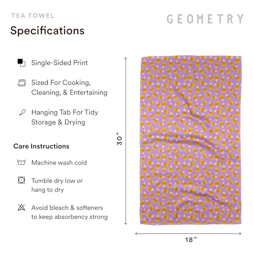 GEOMETRY Kitchen Towels - Quick Dry Microfiber Cloth Dish Towels for Kitchen Drying - Premium Quick Dry Towel - Treat, 18" x 30" - 1 Piece - image 6