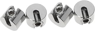 SOLUSTRE 4 Pcs Wire Rope Clamp Framing Hammer Steel Cable Clamps Wire Rope Fasteners Wire Rope Screw Clamp Wire Rope Clip Steel Rope Clamp U Bolt Stainless Steel Wire Clamp