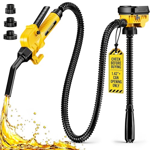 Fuel Transfer Pump for DeWalt 20V Batteries Cordless 3.7 GPM Flow