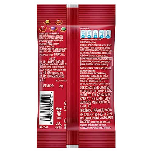Image of Skittles Original Chewy Fruit Candy | Bite-Size Fruit Candies Pack | Delicious Fruity Flavours (Lemon, Apple, Grape, Strawberry, Orange)| Show Box Pack| 348 Gm | Pack of 2