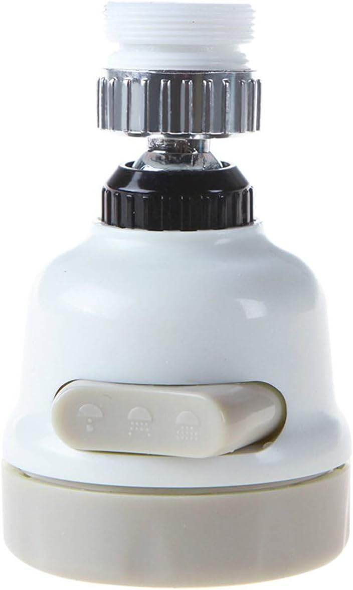 Yinroom Movable Kitchen Tap Head, Smart Universal Tap Head 360 Degree Rotatable Faucet Water Saving Filter Sprayer for Kitchen Bathroom