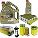 Produktbild Filter Set Inspektionspaket 6 Liter Motoröl EDGE Titanium FST 5W-30 LL MANN-FILTER Innenraumfilter Kraftstofffilter Luftfilter Ölfilter