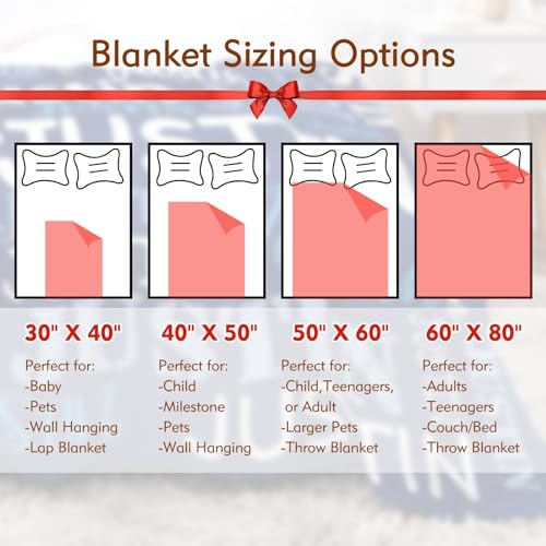 Corissy Ships Next Day, Personalized Blankets and Throws Custom Blanket with Name Customized Flannel Blanket for Kids Christmas Blanket Gifts for Teen Girls Boys — view 6