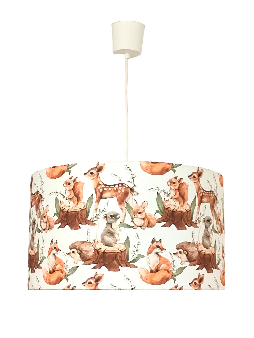 Idée cadeau de naissance : suspension forêt 35 cm