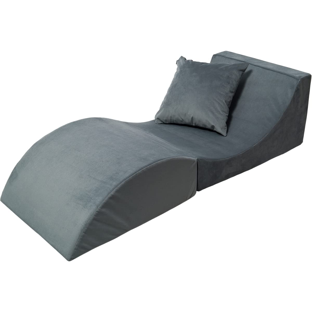 Velinda Sofá Plegable, cómodo, Relajante, 3 en 1, Puff, Mesa