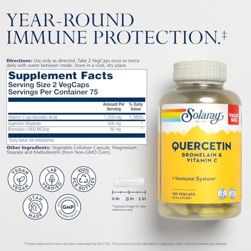 SOLARAY-Quercetin-with-Bromelain-and-Vitamin-C-Immune-Support-Supplement-Antioxidant-and-Heart-Health-Complex-with-Quercetin-500mg-and-1235mg-VIT-C-Vegan-60-Day-Guarantee-75-Serv-150-VegCaps