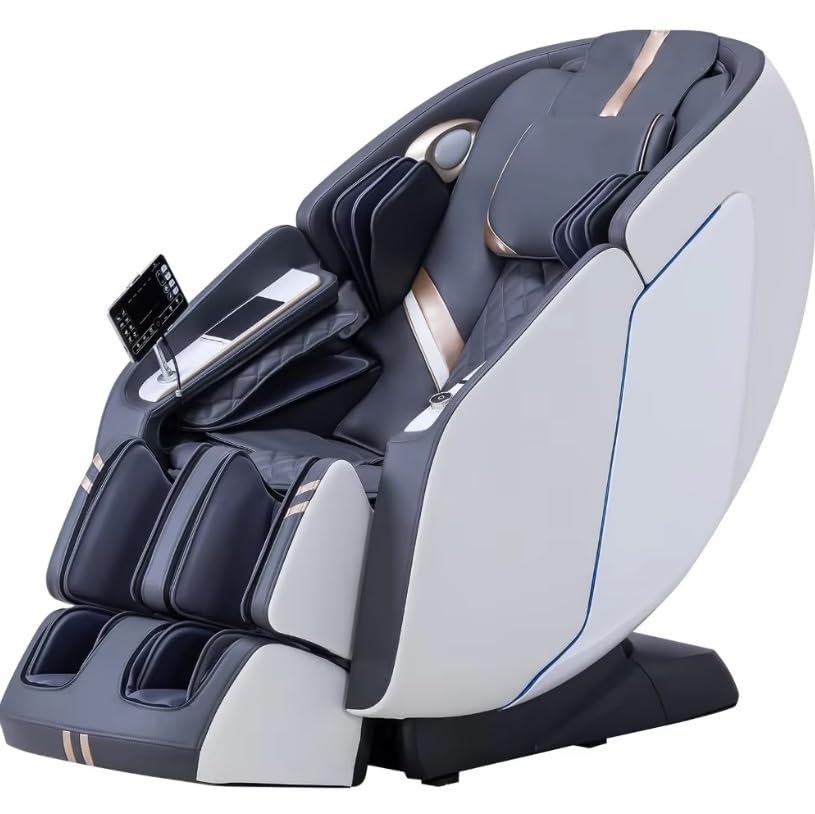 Sillón masaje ergonómico reclinable unicolor miniatura 1