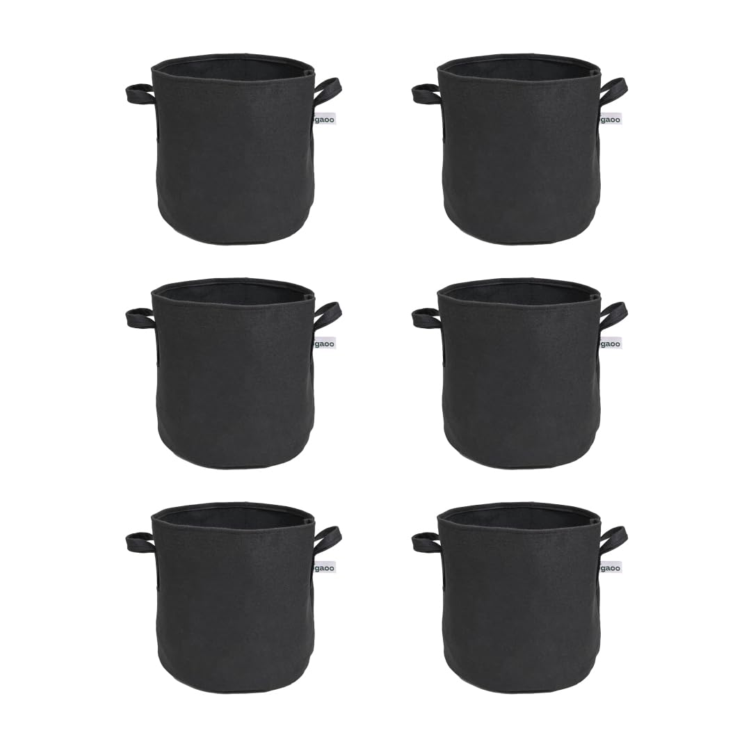 UGAOO Premium 350 GSM GEO Grow Bag for Plants, Garden- 12" X 12", Set of 6