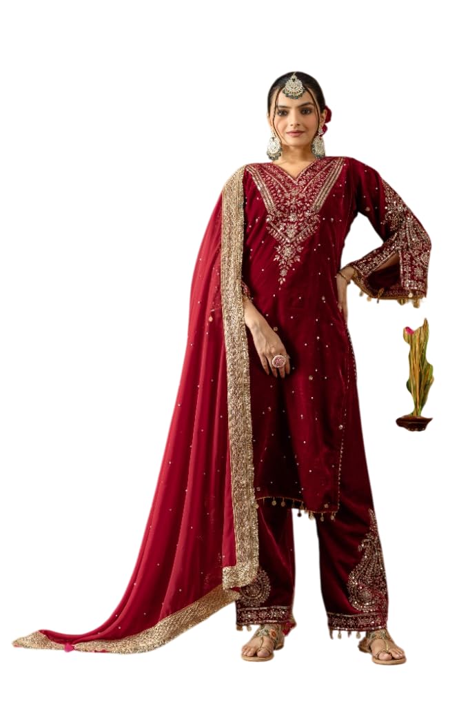 Elegant Designer Straight pakistani suit Adorned with Intricate Silver Embroidery Suits