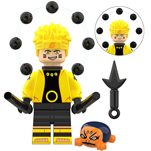 GHFGXF Naruto Mini Figures Advent Calendar Collection Figure 6 Pcs Set Series Custom Collectible Minifigure,Compatible… – Bild 3