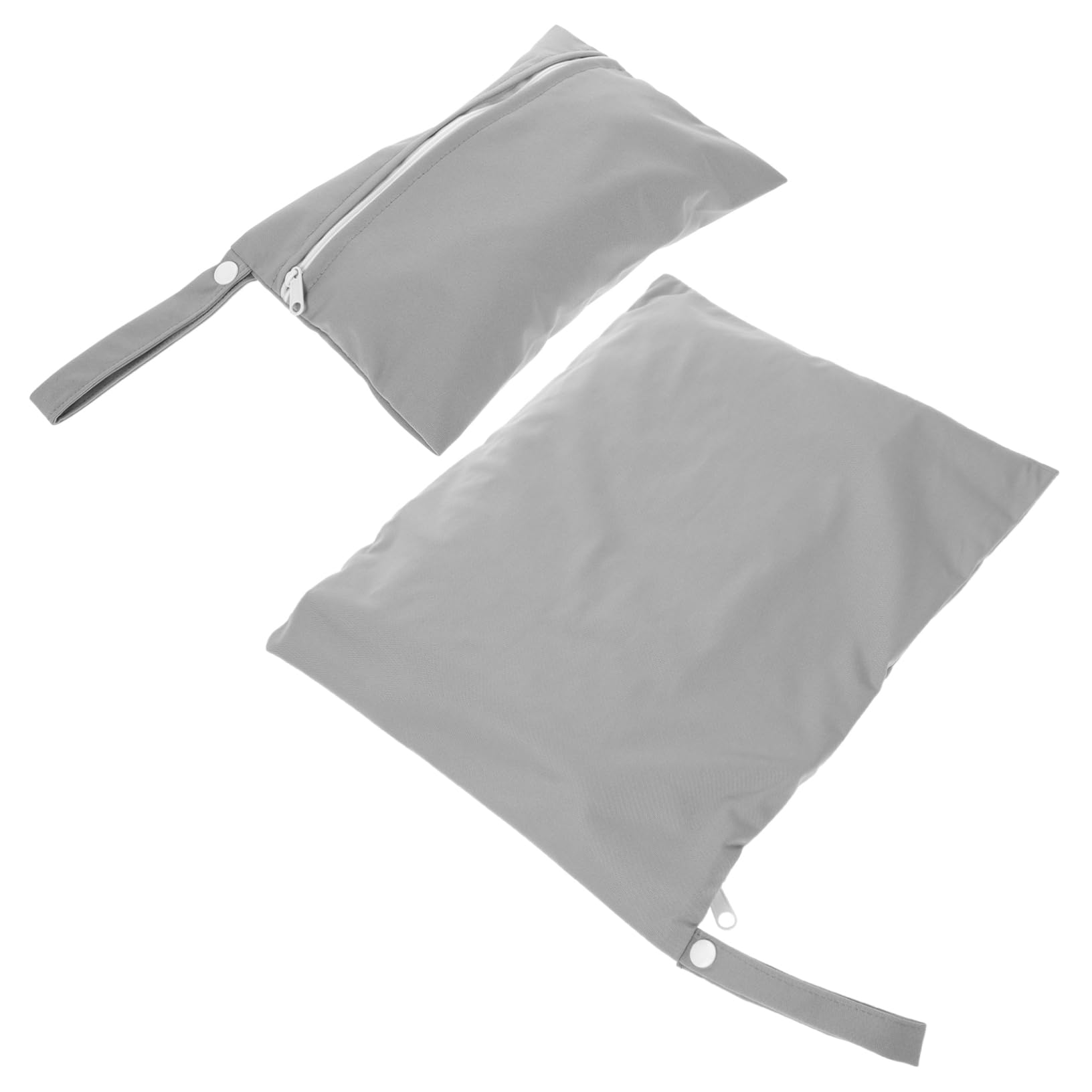 VANZACK 2pcs Storage Bag Water Resistant Reusable Diaper Bag Travel Laundry Organizer Zippered Pockets for Items Machine Washable Pad Holder