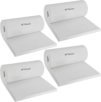 Amazon.com: Amylove 2 Pcs Ceramic Fiber Insulation Blanket 60 x 24