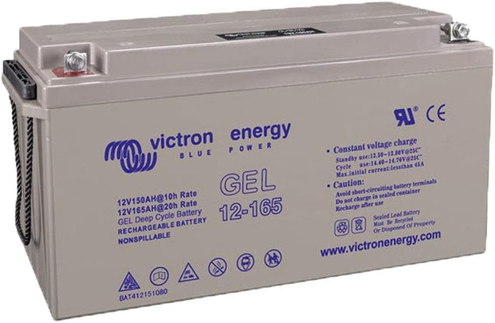 Victron Energy Batterie au Plomb Gel AGM 165 Ah 12 Volt