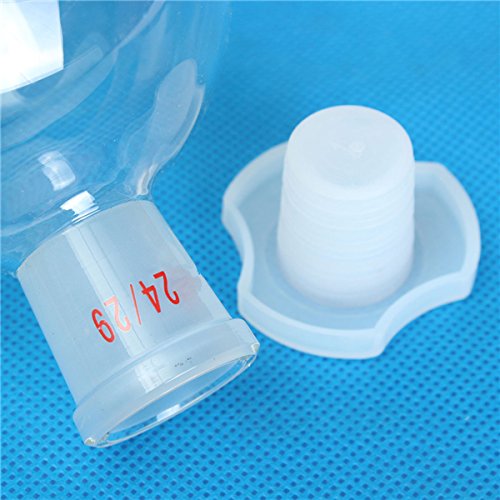 ChaRLes 500ml 24/29 Gelenke Laborglas-Birnenform-Trenntrichter mit PTFE-Absperrhahn