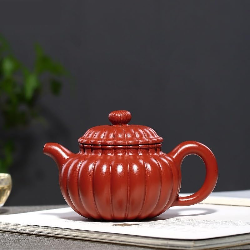 Czajnik z fioletowej gliny 300 ml, ręcznie robiony, retro, domowy, chiński czajniczek, zestaw do herbaty, herbata liściasta, ceramiczny czajnik