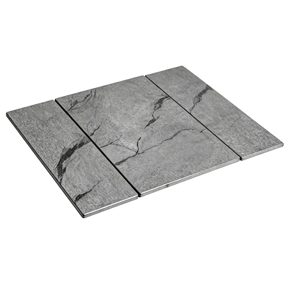 Aundhegrtt Quick-Drying, Foldable Large Stone Dish Drying Mat, Stylish Diatomaceous Earth for Kitchen Countertop Use