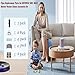 MANYHYAM MS1 MAX Replacement Parts for MONSGA MS1 MAX Robotic Vacuum Cleaner 17pcs Accessories kit,1 Roller Brush, 4 dust Bags, 4 mop Cloths, 4 dust Bags, and 4 Side Brushes