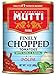 Mutti Finely Chopped Tomatoes with Onion, Garlic and Basil, 14 oz. can, 12-Pack