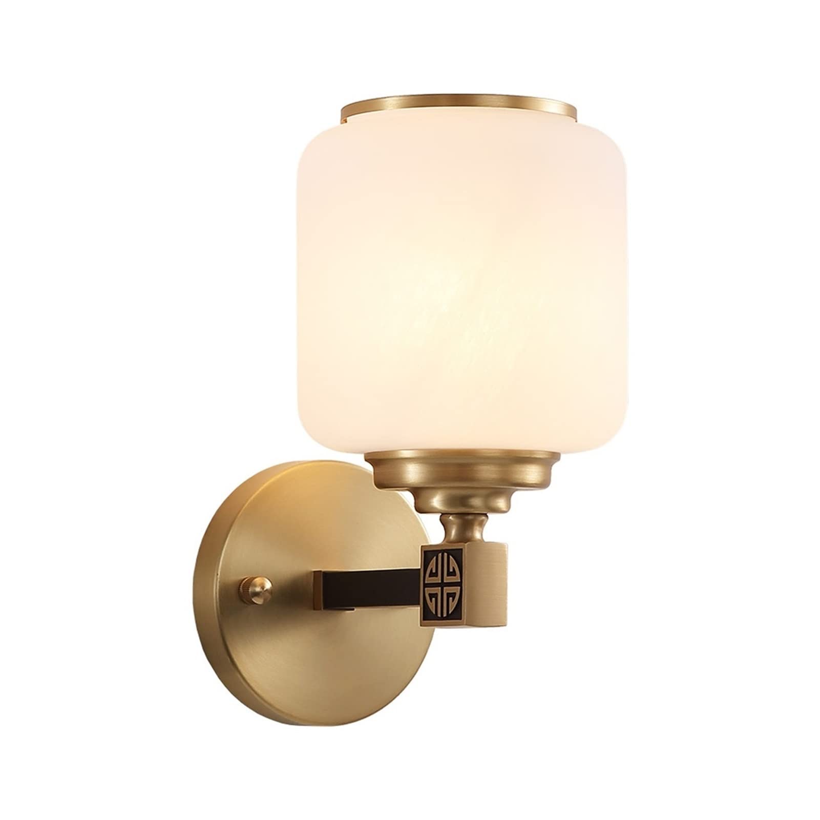 HPTHLY Wall Mounted Light Light Luxury Post Personality Single Head Living Room Tv Background Wall Aisle Bedside Stair Wall Minimalist Pure Copper Led Light