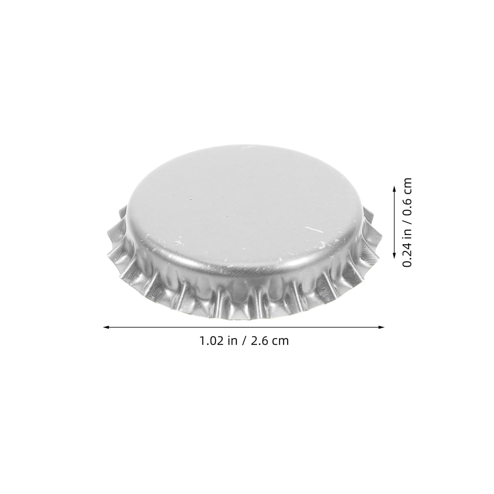 Healifty 144pcs Tinplate Bottle Caps Reusable Sealing Covers for Home Brewing and Soft Drinks and Convenient for Outdoor Events Finish