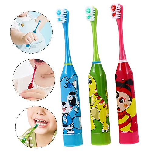 TOVINANNA Schallzahnbürste Für Junge Mädchen Elektrische Mini-zahnbürste Mit Vibrationstechnologie Zahnreinigung Cartoon-muster Tragbar Kindgerecht – Bild 8