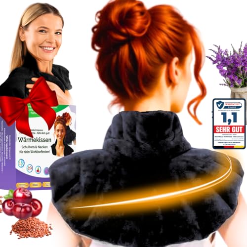 Heatbelle Empower® Kirschkernkissen für Nacken und Schulter...
