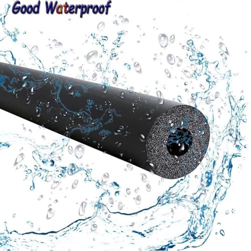Image of M&M HARIS 1-1 /8 ID X 6 /8 inch THK Foam Heat Insulated Tube for Air Conditioner Ac Pipe Foam Rubber Tube 5.9 Feet Insulation Pipe Cover ID 28 mm X 19 mm THK Tube Pack of 2
