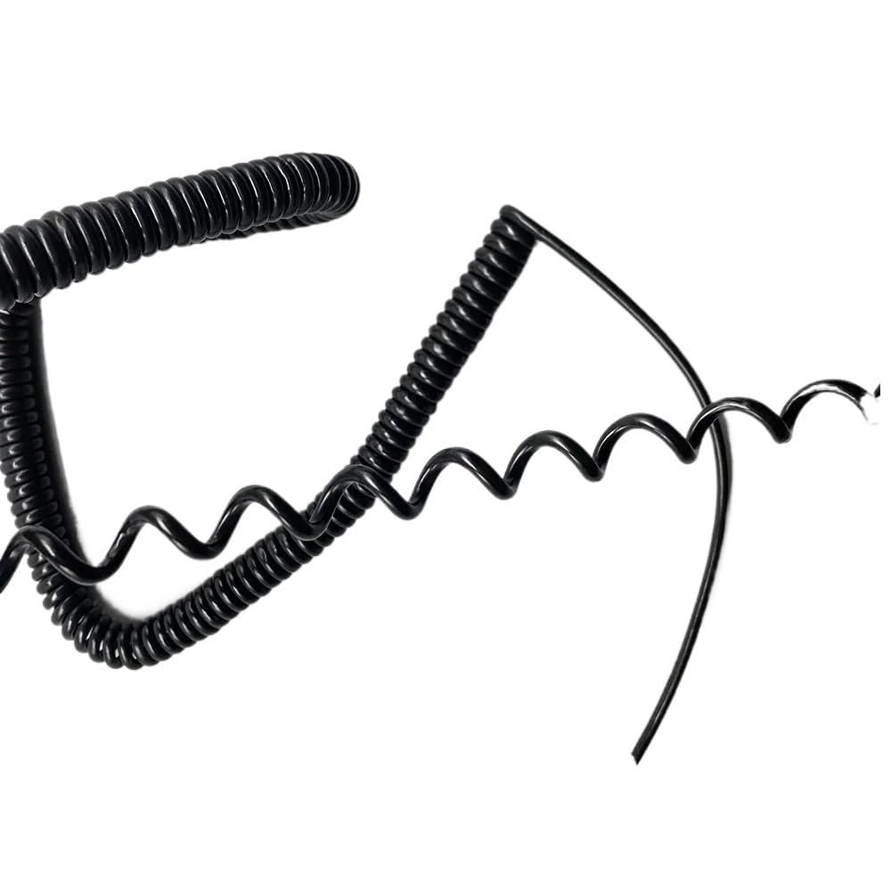 kabel spiralny, 5-żyłowy przedłużacz z drutem sprężynowym(Stretch 1.25 Meters)