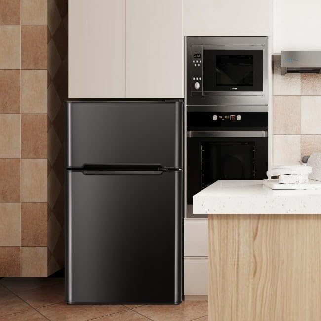 ZAVEROX RRY-69255 3.2 cu ft Compact Freezer Stainless Steel