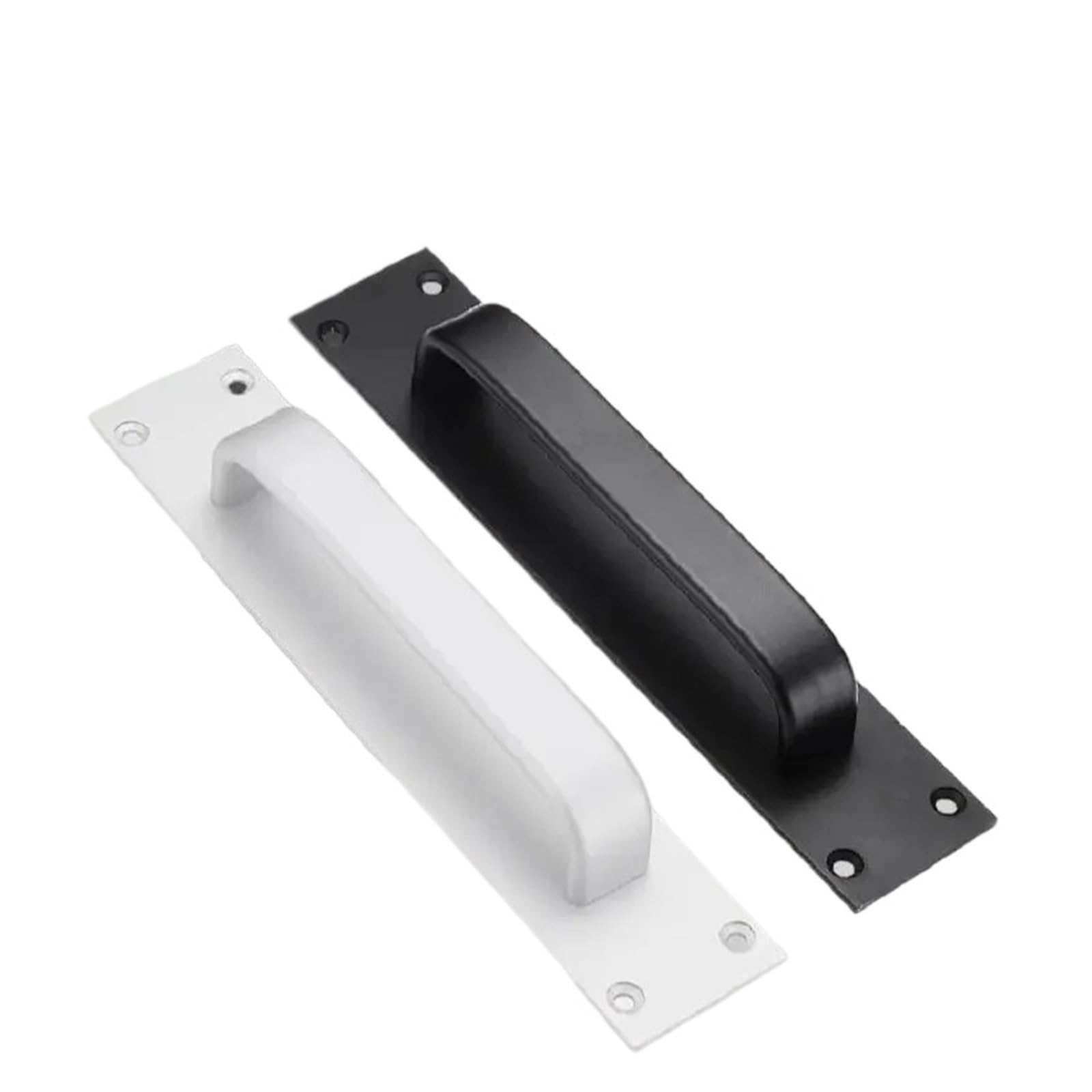 IKLAAQETBXPS 1PCS Aluminium Alloy Push Pull Sliding Handle Kitchen Cabinet Furniture Hardware(Punch Holes Black)