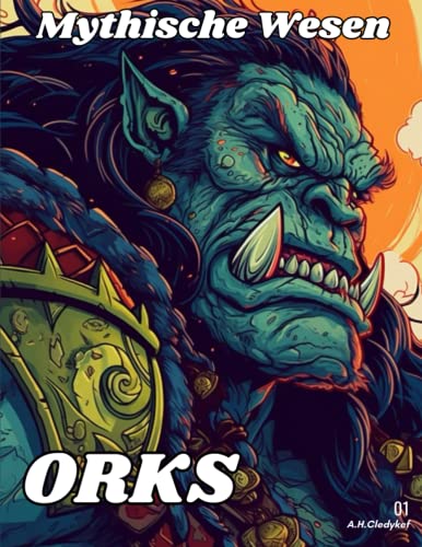 Mythische Wesen - Orks: Das Fantasie Malbuch für Kinder und Erwachsene