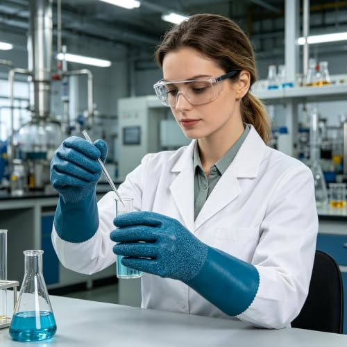 Guantes de nitrilo reutilizables para limpieza de hogar y cocina 3