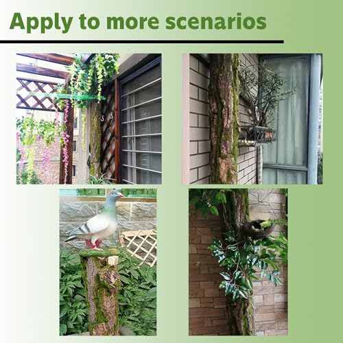 Image of 15.75x11.81in Reptile Terrarium Cork Background,Bearded Dragon Tank Bark Backdrop Wall Decor with Artificial Moss for Gecko Lizard Tortoise Frog Chameleon(1Pcs)