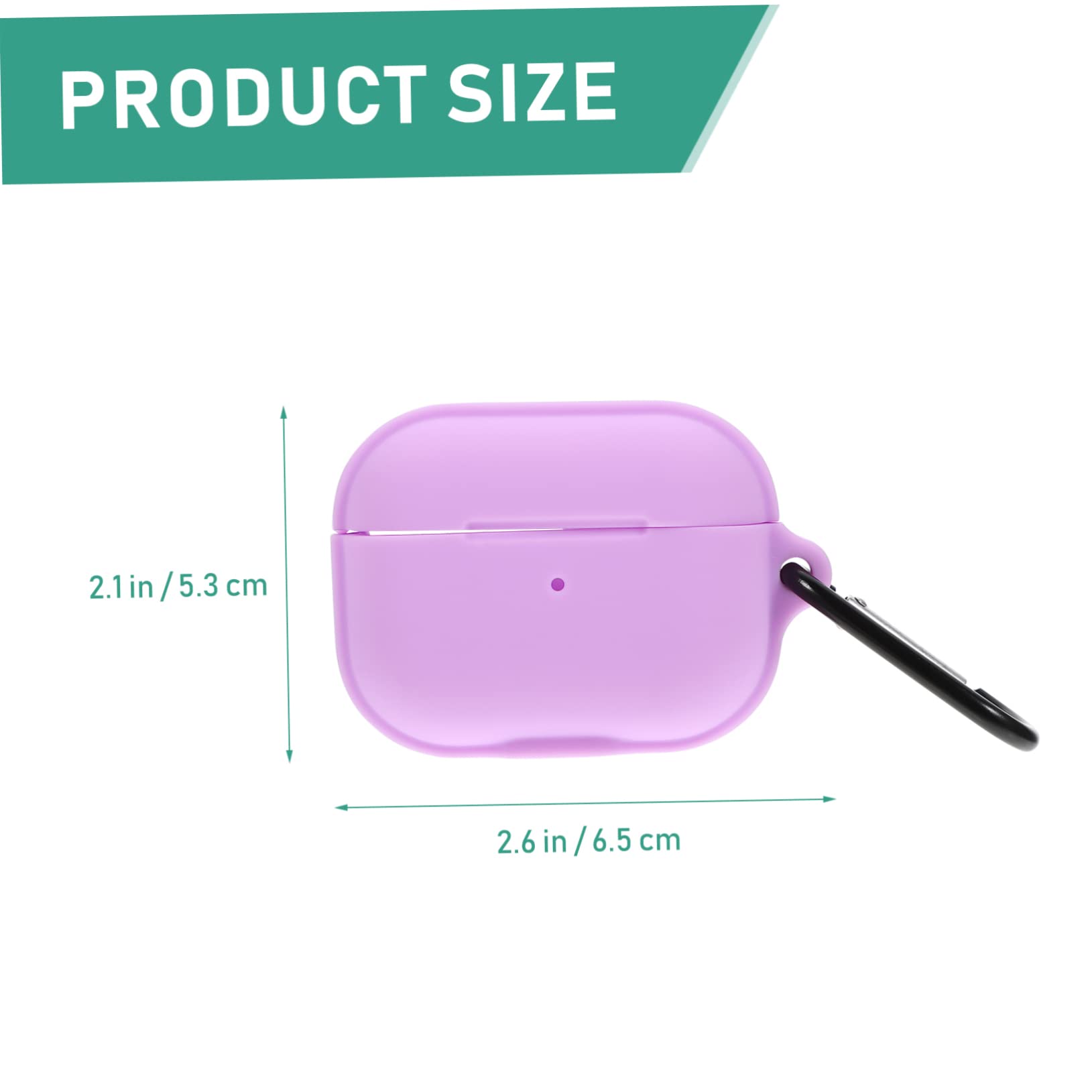 Hemobllo 5piezas Funda Protectora Magnética para Auriculares Inalámbricos Silicona Resistente Golpes y Arañazos Diseño Chic